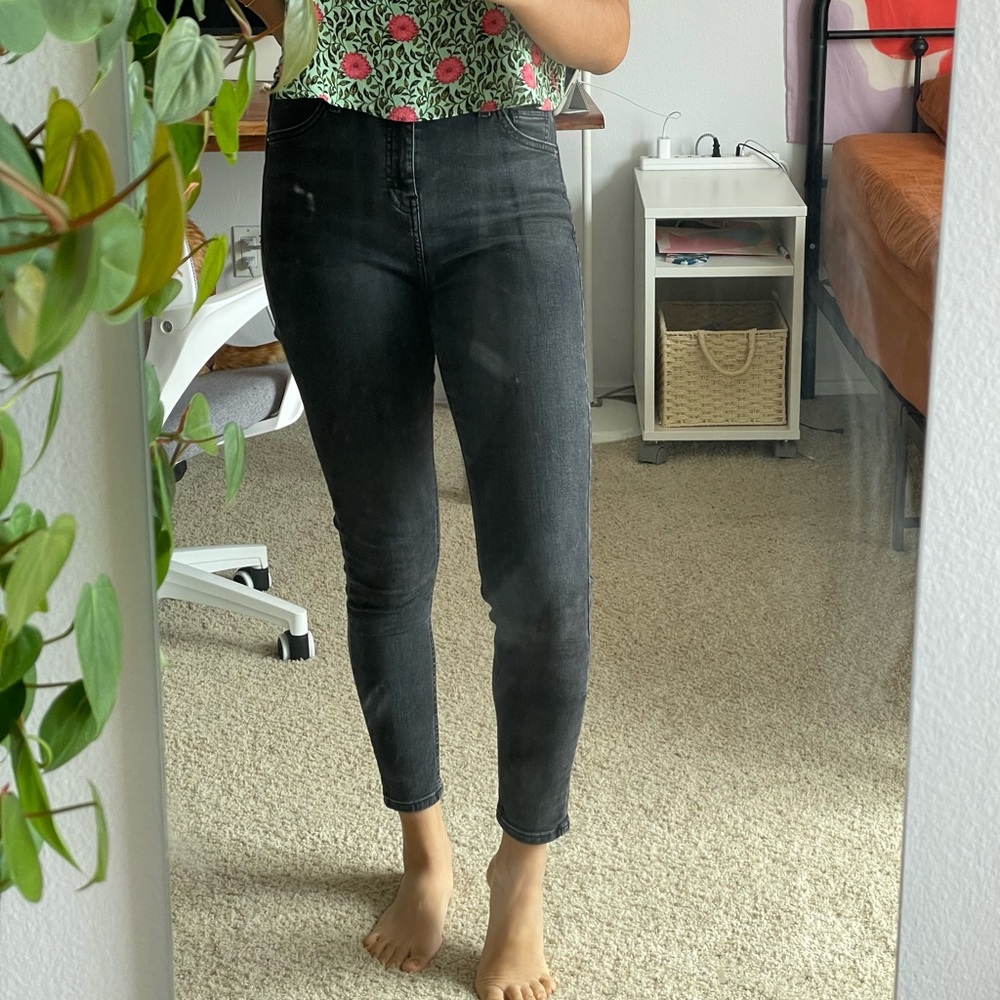 Topshop high waist skinny jeans